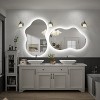 Apmir Super Bright 192 LEDs/m LED Lighted Anti-Fog Tempered Glass Irregular Bathroom/Vanity Mirror with ETL & 3-Year Warranty - 4 of 4