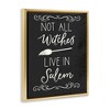Stupell Industries Not All Witches Live In Salem Broom Floating Frame Canvas Art - 2 of 4
