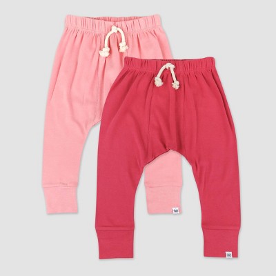Honest Baby 2pk Ombre Pants - Pink 0-3M