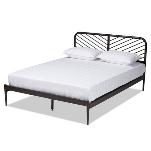 Dora Industrial Metal Platform Bed, Target Metal Platform Bed Frame