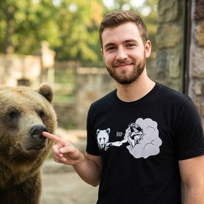 Мужские футболки Crazy Dog T-Shirts, Inc. Mens Funny T Shirts Creation Of Boop Sarcastic Graphic Novelty Tee for Men - Crazy Dog Men's T Shirt With Sarcastic Sayings Black XL — фото 3