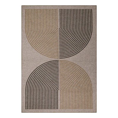 Lahome Modern Rainbow Jute Washable Outdoor Area Rug-Soft, Durable Carpet for Patio, Garden, or Balcony
