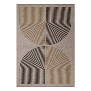 Lahome Modern Rainbow Jute Washable Outdoor Area Rug-Soft, Durable Carpet for Patio, Garden, or Balcony - 1 of 4