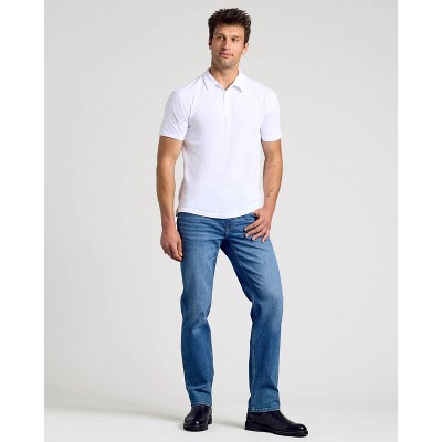 True Classic Men's Short Sleeve Collar Neck Classic Polo Shirt