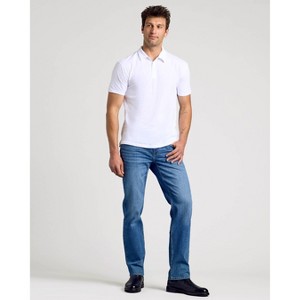 True Classic Men's Short Sleeve Collar Neck Classic Polo Shirt - 1 of 4