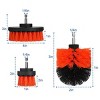 Racxily 3Pcs/Set Drill Brush Power Scrubber Cleaning Brush for Car Carpet Wall Tile Tub Cleaner Combo - 4 of 4