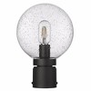 Z-Lite Laurent 1 - Light Post Light in  Black - 2 of 4
