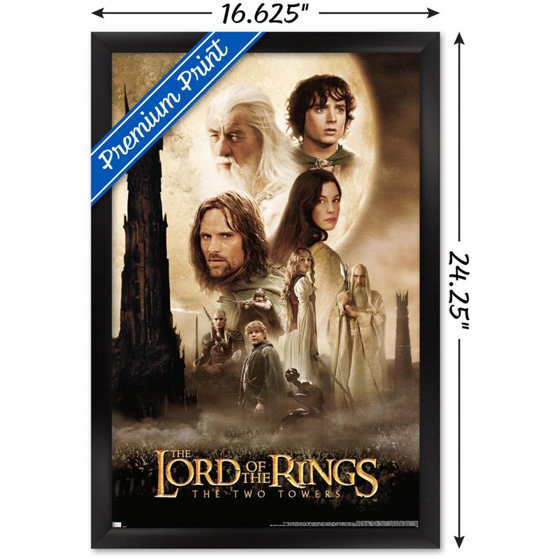 Trends International The Lord of the Rings: The Two Towers - One Sheet Framed Wall Poster Prints, 3 of 7