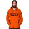 Don't Scare Me Funny Halloween Humor Hoodie Sweatshirt Women Men Brisco Brands - 4 of 4
