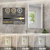 Rail Medicine Cabinet with Mirrors and Lights, Recessed/Wall Mounted LED Bathroom Cabinet, 3 Light Mode, Dimmable, Defogger, Aluminum, Silver - 4 of 4
