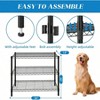 3 - Shelf Adjustable Metal Shelf Wire Shelving Unit Storage Rack Display Shelf Office Kitchen Bedroom Bathroom Laundry - 3 of 4