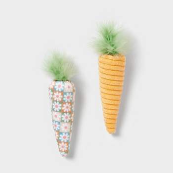 Carrots Cat Plush Toy Set - 2pk - Boots & Barkley™
