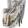 Kate Aurora Modern Floral Ultra Soft & Plush Throw Blanket Cover - 50 in. W x 70 in. L - 2 of 3