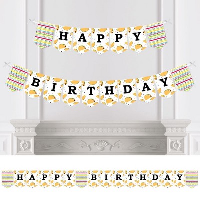 Big Dot Of Happiness Honey Bee - Birthday Party Bunting Banner