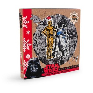SalesOne LLC Star Wars Exclusive 2020 Advent Calendar | 21 Enamel Pins, 3 Buttons/Pins - 1 of 4