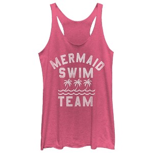 Women's Lost Gods Mermaid Swim Team Racerback Tank Top - 1 of 3