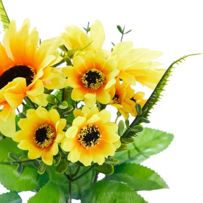 Sunny Delight Tabletop Artificial Sunflower Arrangement