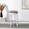 Bar Stool Set Of 2,360-Degree Swivel Bar Stool With Upholstered Seat,Counter Height Bar Stool,Bar Stool For Dining Room,Living Room-Cuddlewood - 3 of 4
