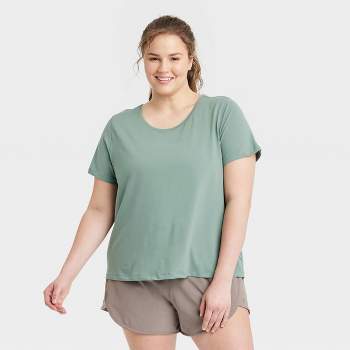 Women's Cropped Shelf Tank Bra - All In Motion™ Olive Green 4x : Target