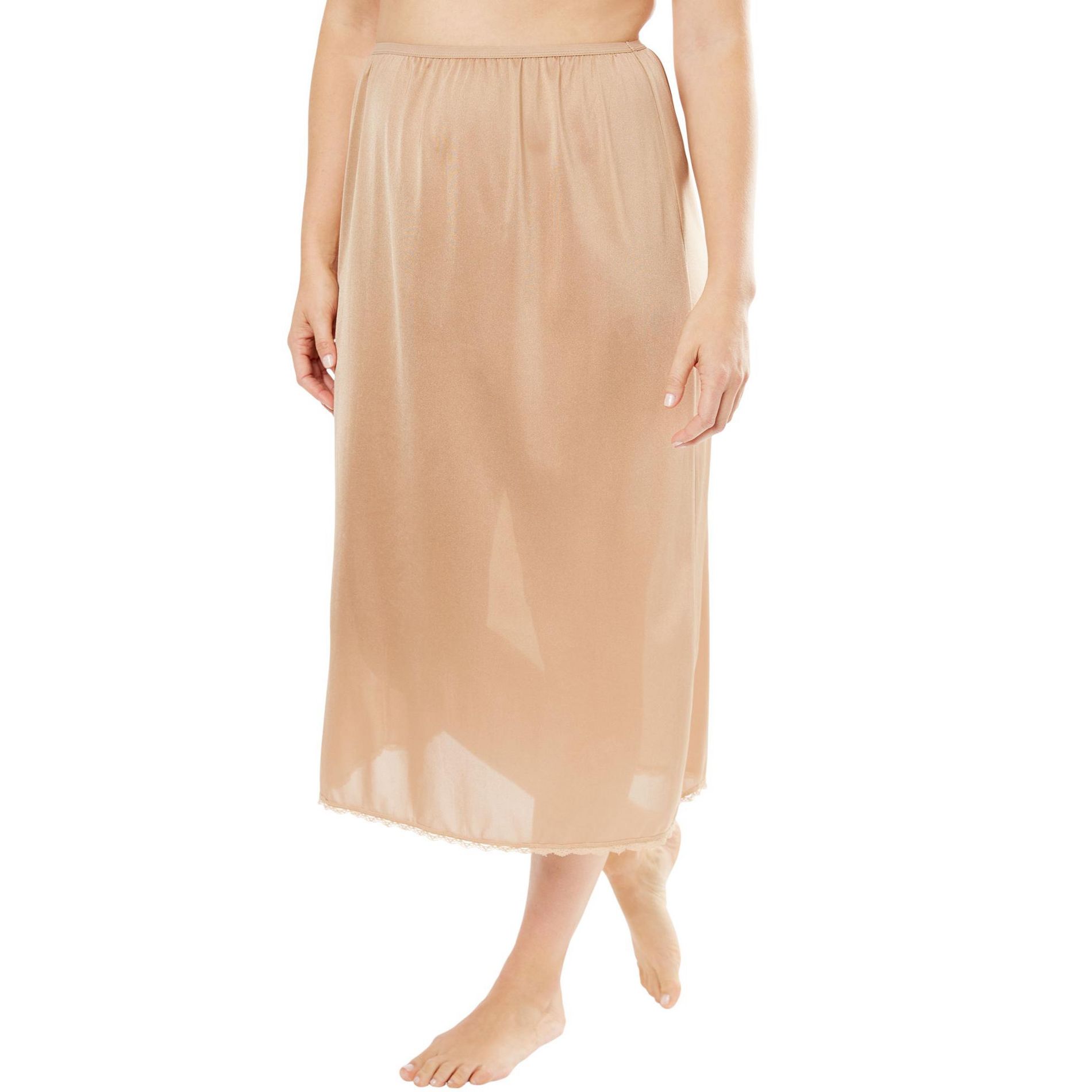 Comfort Choice 2-Pack 31" Half Slip - 2X, Nude