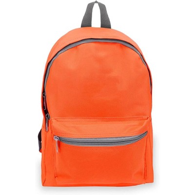 Hachikiko Tangerine Basic Backpack, 11"x5"x15" Size for Work, Travel & Everyday Use