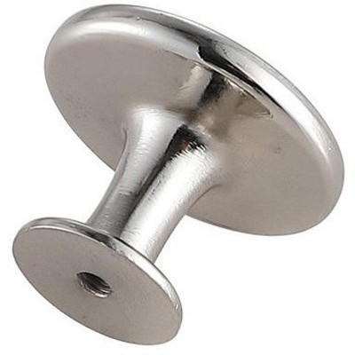 Brushed Nickel Round Mushroom Knob with Mounting Hardware