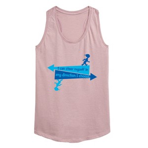 Women's - Dr. Seuss - You Can Steer Yourself Graphic Racerback Tank - 1 of 4