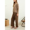 August Sky Women's Rib Lightweight Pullover Sweater - 3 of 4