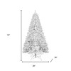 5' White Full Spruce Christmas Tree - 3 of 4