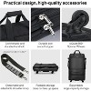 Paaaawaters Suitcases with Wheels Expandable Foldable Luggage Bag Suitcase Collapsible Rolling Travel Bag - 4 of 4