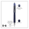 uniball Jetstream Retractable Hybrid Gel Pen, Fine 0.7 mm, Blue Ink, Blue/Silver Barrel - image 4 of 4