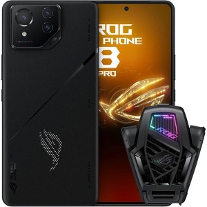ASUS ROG Phone 8 Pro Unlocked Android Bundle, US Version, 6.78" 165Hz AMOLED, 1TB Storage, 24GB RAM, 5500mAh Battery, Phantom Black, AI2401-24G1T-BK - 1 of 4