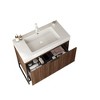 Osparple Bathroom Vanity with Sink,Bathroom Sink Vanity with Drawer and Open Shelf,36/30/24 inch Bathroom Sink Cabinet for Bathroom,Oak/Walnut - 2 of 4