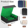 Unique Bargains Leather Magnetic Closure Trading Card Storage Box with 10 Pcs Dividers - 2 of 4
