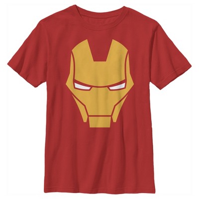 Boy's Marvel Iron Man Helmet T-shirt : Target