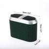 Unique Bargains Car Trash Can Hanging Car Door Rhinestone Plastic Trash Bin Green Black 1pcs - 4 of 4