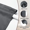 Unique Bargains Blackout Tie Up Pocket Window Door Curtain 1 Panel - 3 of 4