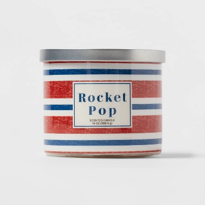 14oz Rocket Pop with Metal Lid Candle Off-White - Threshold&#8482;