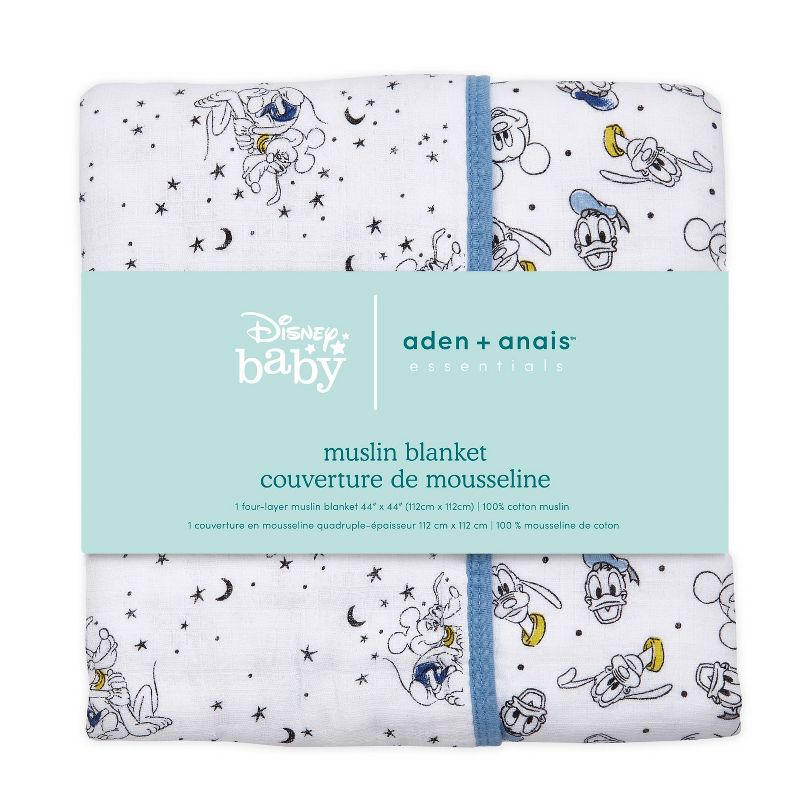 Aden + Anais Essentials Disney Baby Muslin Blanket, 2 of 7