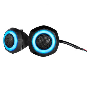 SSV Works UTL-TWTR Universal 1" Cage-Pod Tweeters w/RGB Ring for UTV Audio Systems - 1 of 2