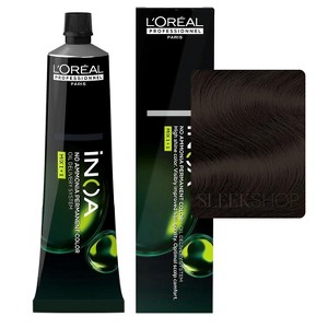 L'Oreal Pro iNOA Coloration Ammonia-Free Permanent Hair Color Dye  - Multicolored Loreal Haircolor Cream - 1 of 3