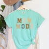 Simply Sage Market Colorful Mom Mode Stacked Garment Dyed Tee - M - Chalky Mint - 3 of 4