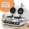 Winado Double Head 2400W 110V Round Non-Stick Belgian Waffle Maker - 2 of 4