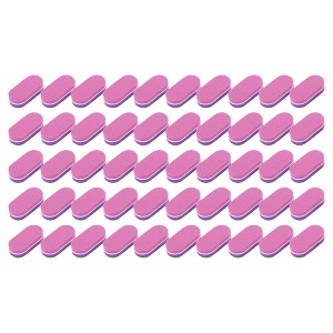 Unique Bargains Comfortable Mini Block Oval Nail Buffers 50 Pcs - 1 of 4