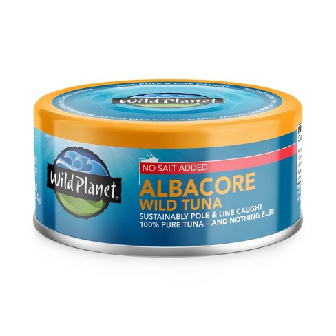 Wild Planet Wild Albacore Tuna No Salt Added - 5oz : Target