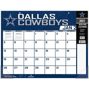 NFL Dallas Cowboys 2025 22"x17" Desk Calendar - 1 of 4