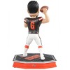 Forever Collectibles Cleveland Browns Baker Mayfield #6 Removable Helmet Base NFL Resin Bobblehead - 3 of 4