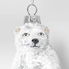 Christmas Glass Polar Bear Ornament - Wondershop™ - 3 of 3