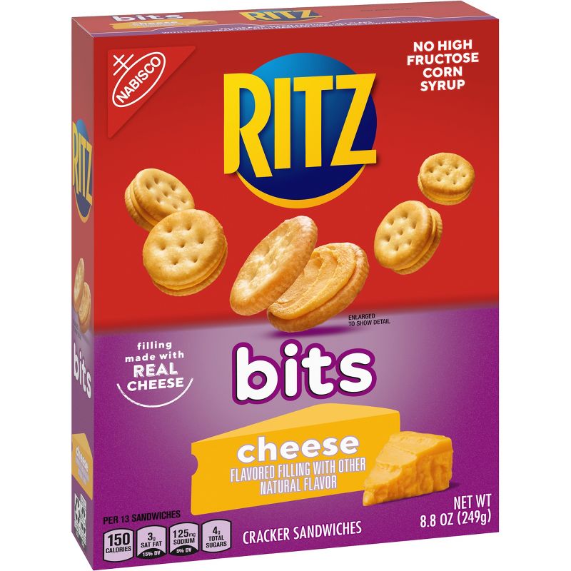 Ritz Bits Cracker Sandwiches with Cheese - 8.8oz, 6 of 13