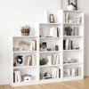 Sevobal Decorarive Bookshelf Small Bookcase Freestanding 3 Adjustable Shelves for Home Office, White, 29.5"*24.4"*44.1" - 4 of 4